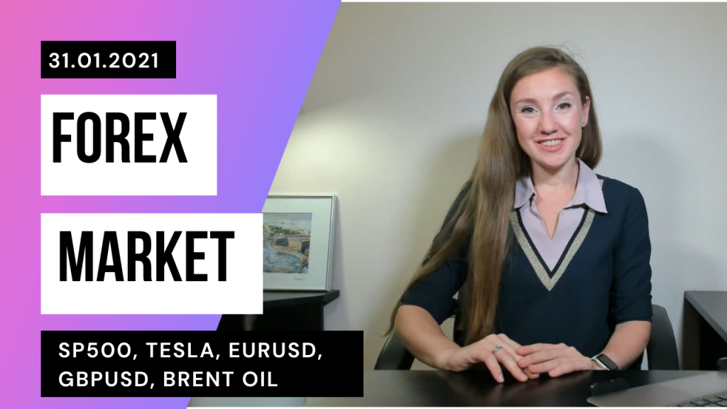 Forex Market: SP500, Tesla, EURUSD, GBPUSD, Brent oil
