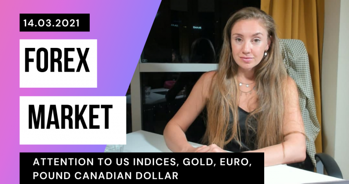 Forex Market: Attention to US indices, gold, euro, pound Canadian dollar